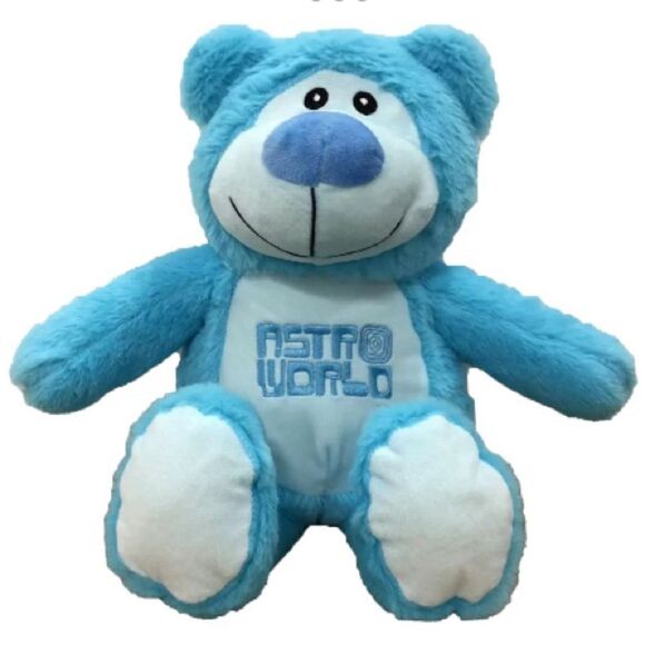 The Travis Scott Astroworld Plush Bear Blue - Picture 1 of 1